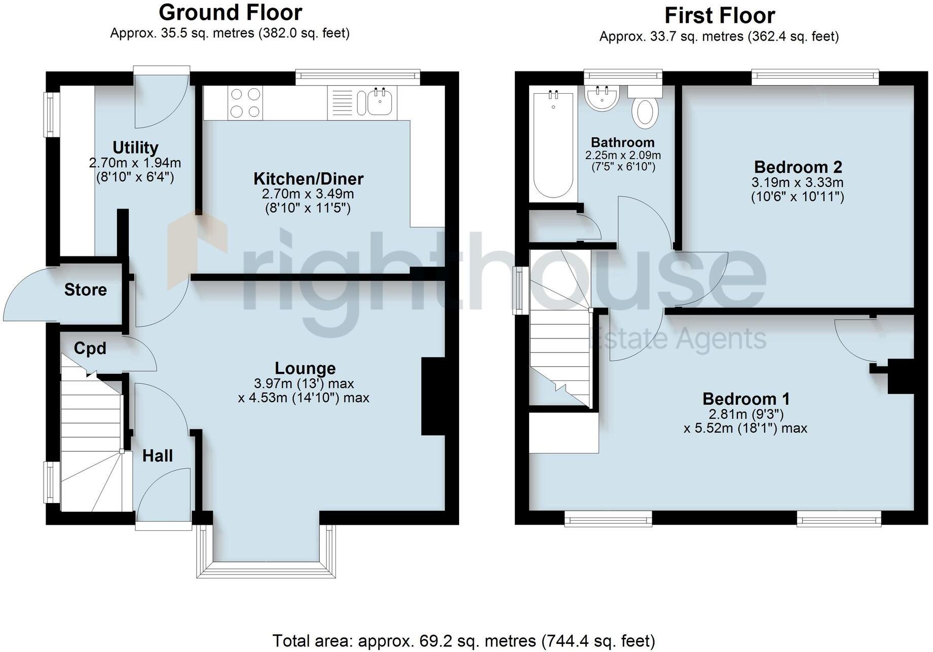 Briar Gate, Long Eaton, NG10 floorplan