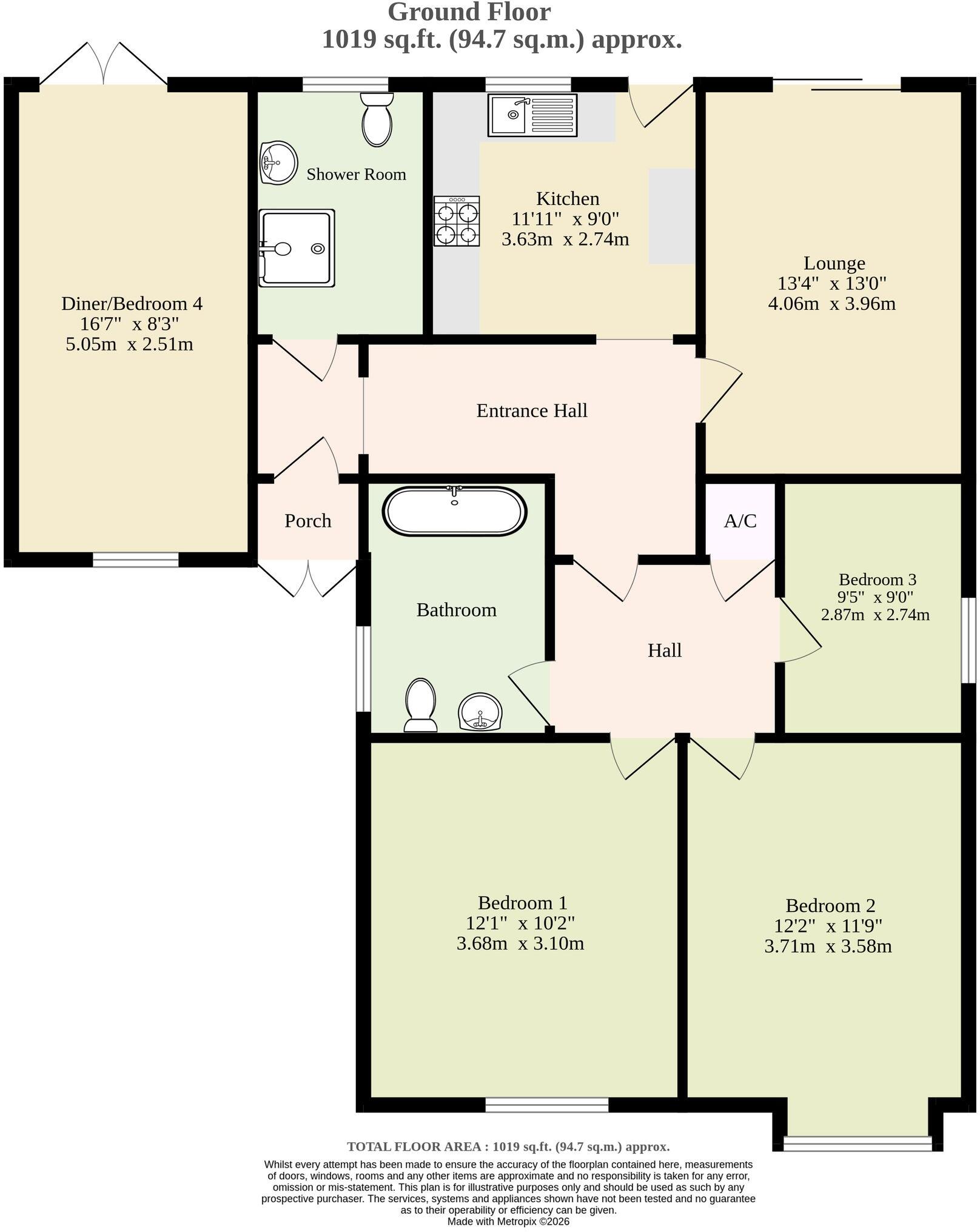 Layer Close, Norwich floorplan