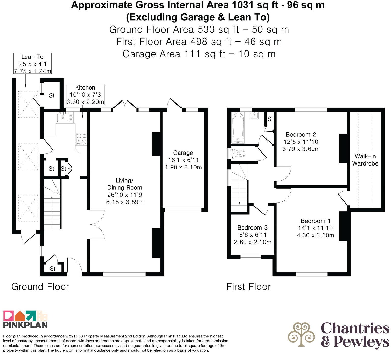 High View Road, Guildford, GU2 floorplan