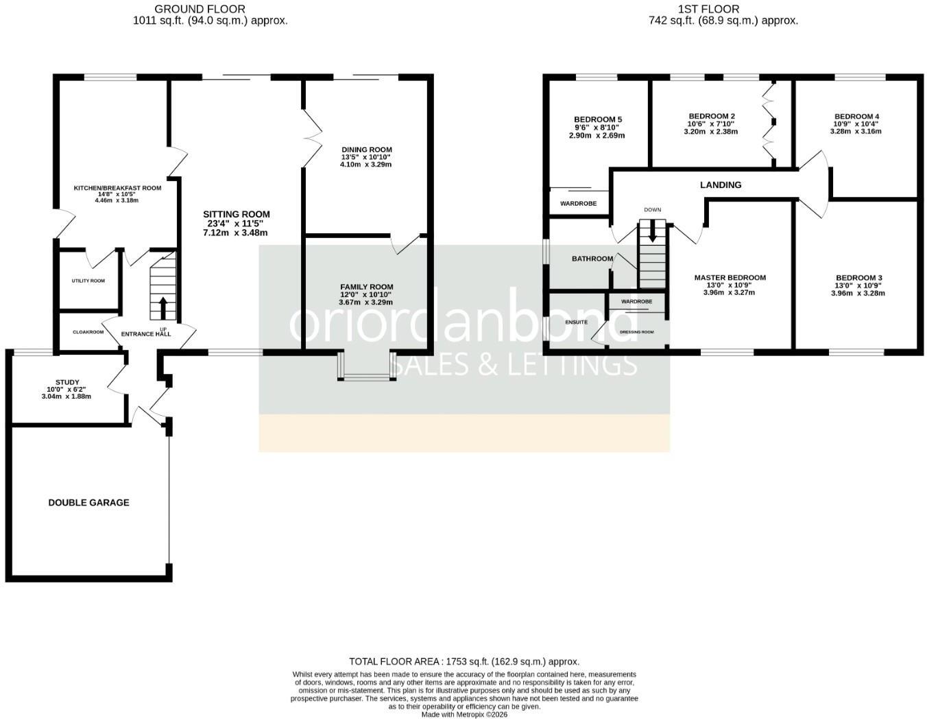 Wisley Close, East Hunsbury, Northampton, NN4 floorplan