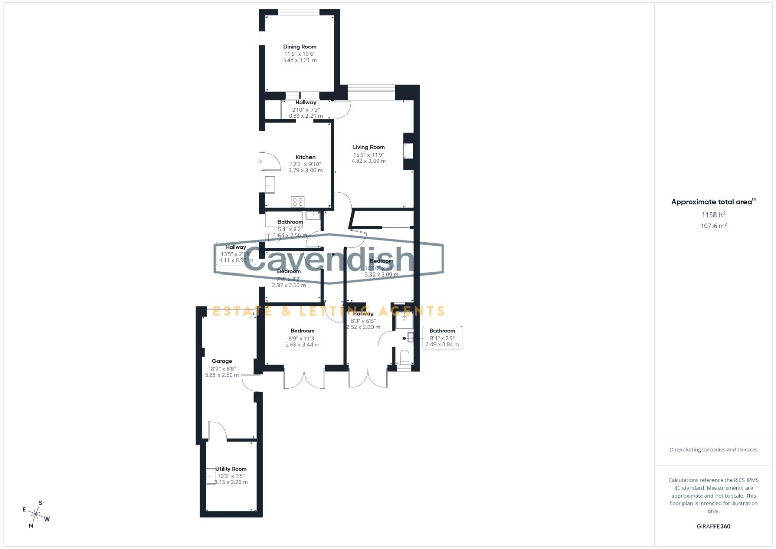Ffordd Las, Sychdyn, Mold floorplan