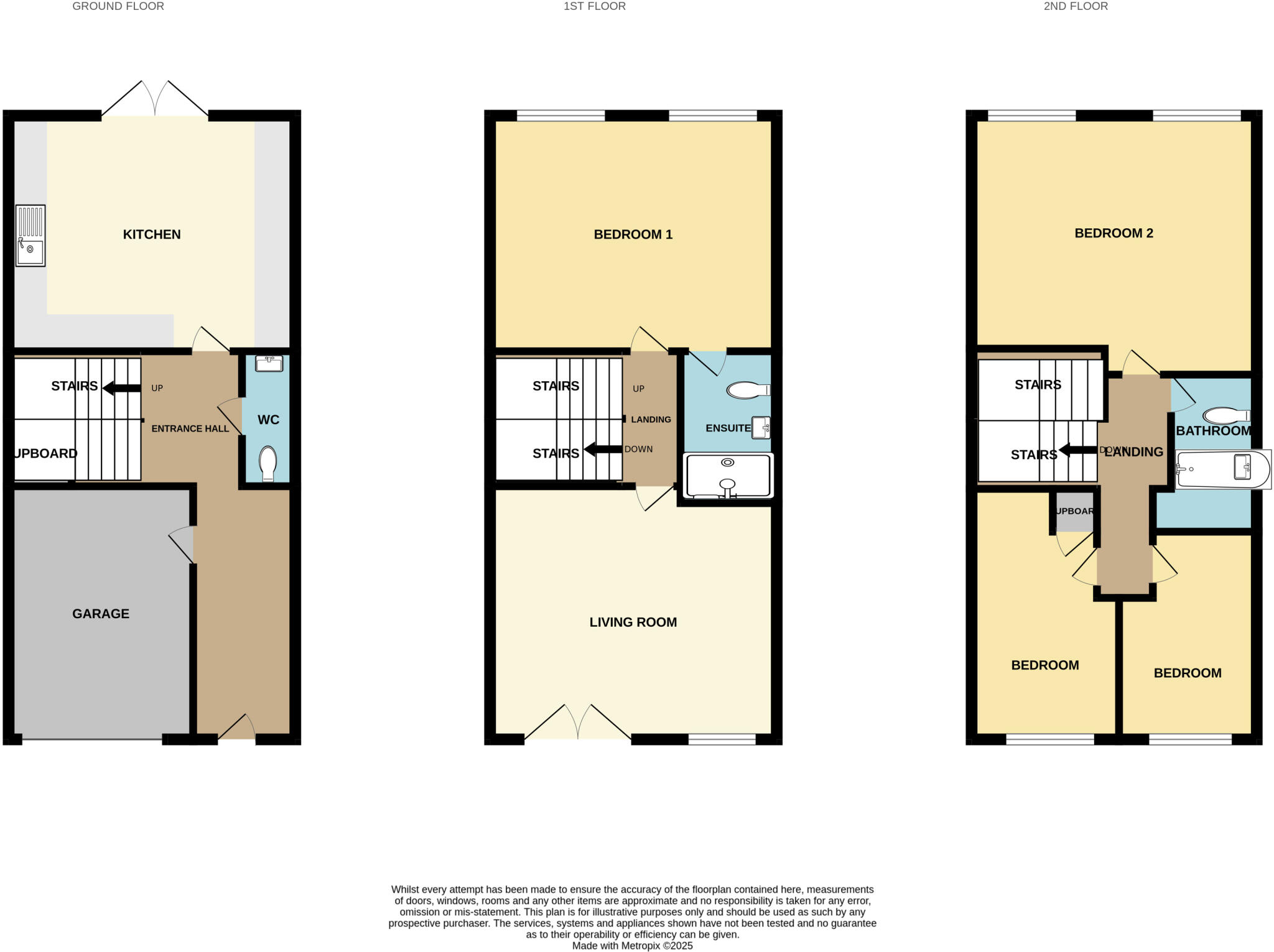 25 Juliet Grove, Wolverhampton WV10 9LJ floorplan