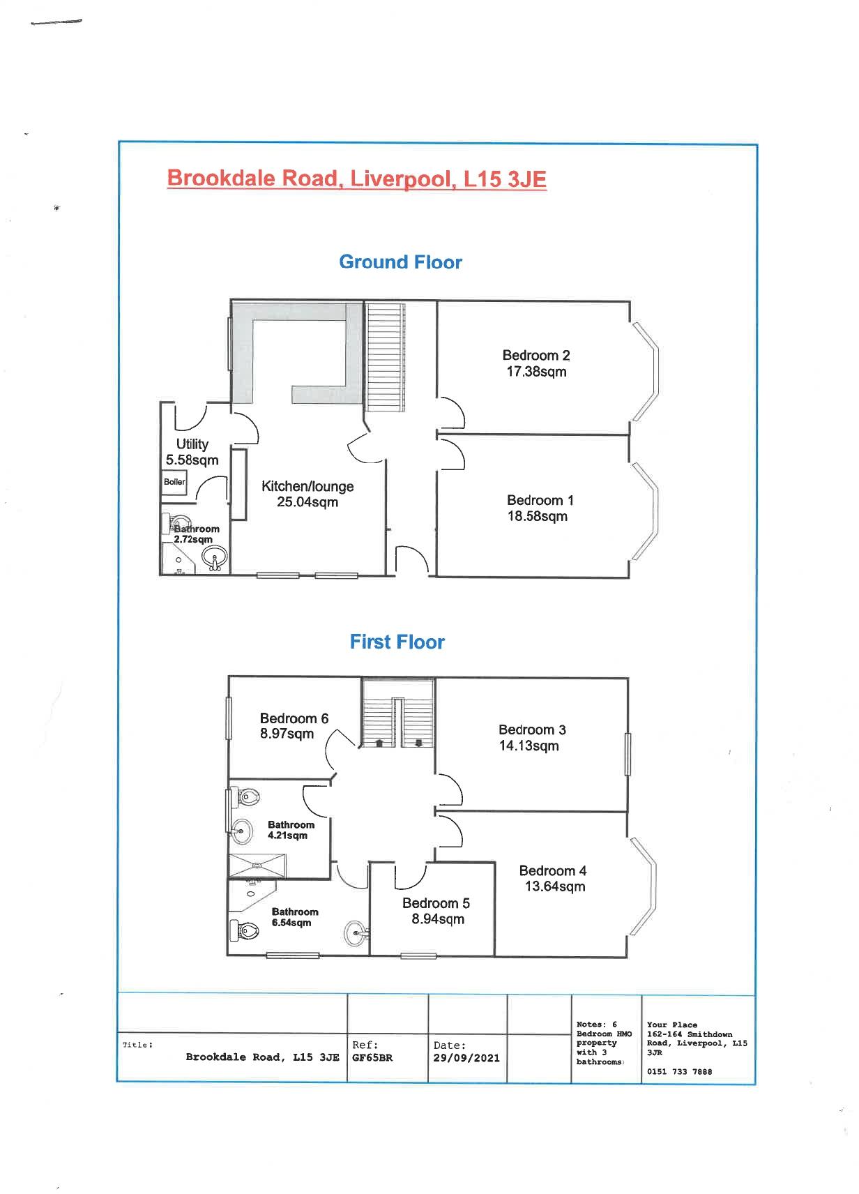 Brookdale Road, Liverpool floorplan