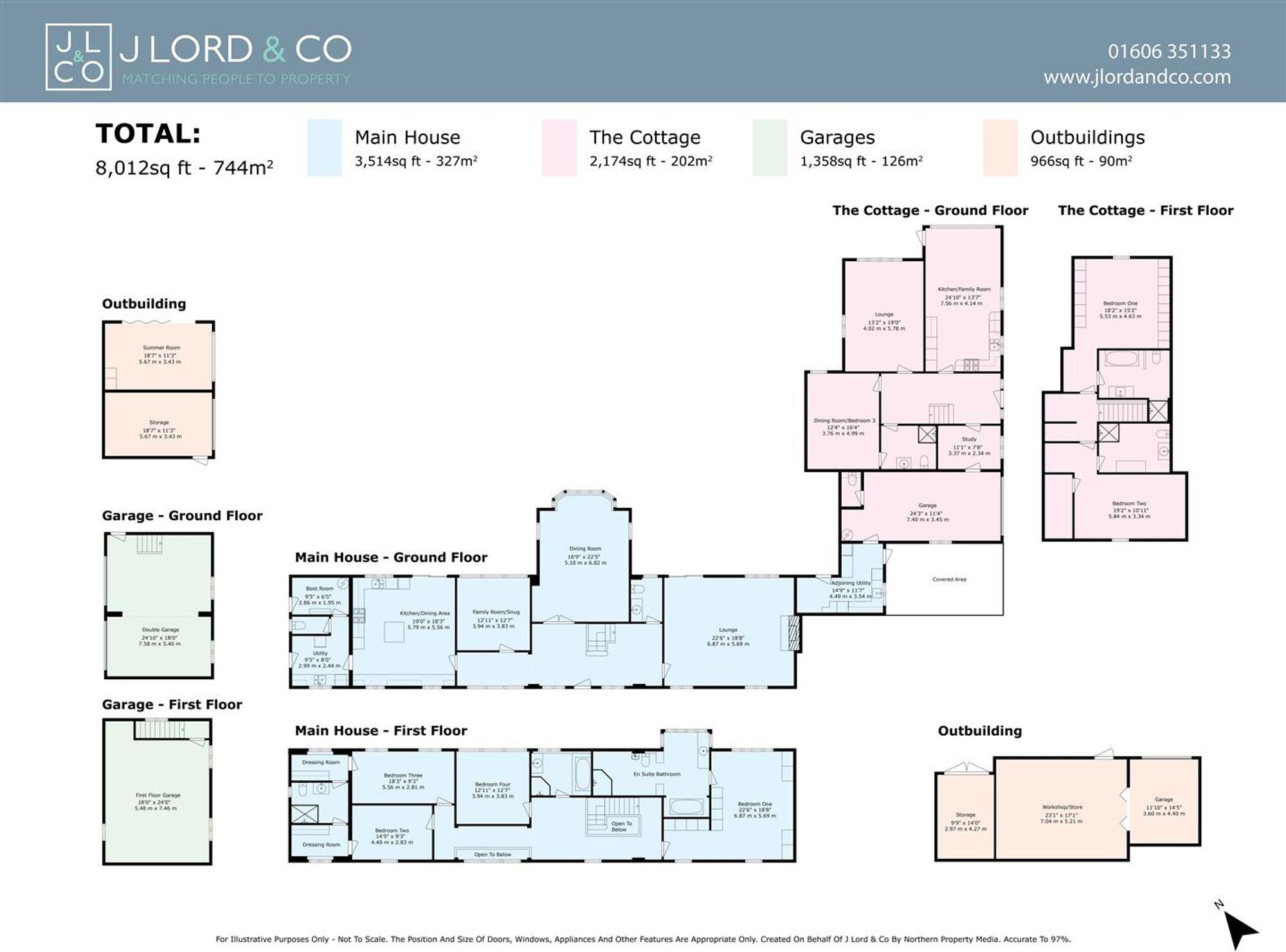 Hall Green Barn, 8 Cliff Road, Acton Bridge, Cheshire, CW8 3QY floorplan