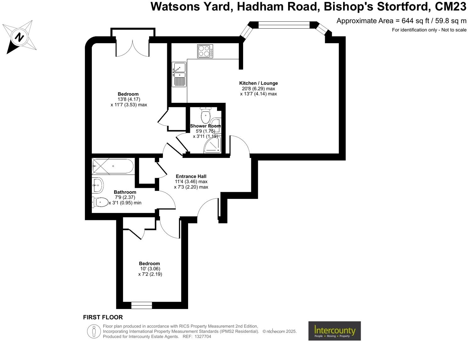 Watsons Yard, Hadham Road, Bishop's Stortford, Hertfordshire, CM23 floorplan