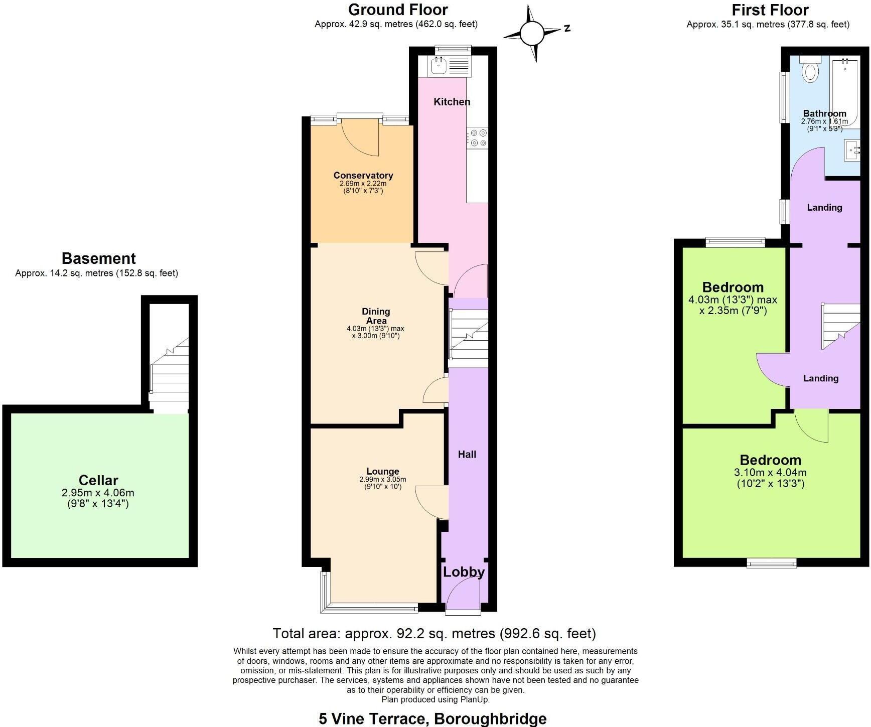 Vine Terrace, YO51 floorplan