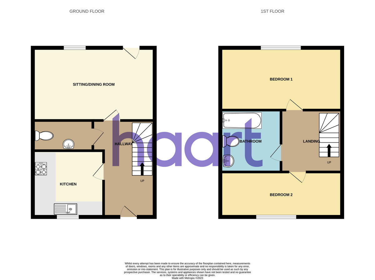Middleton Close, Swadlincote floorplan