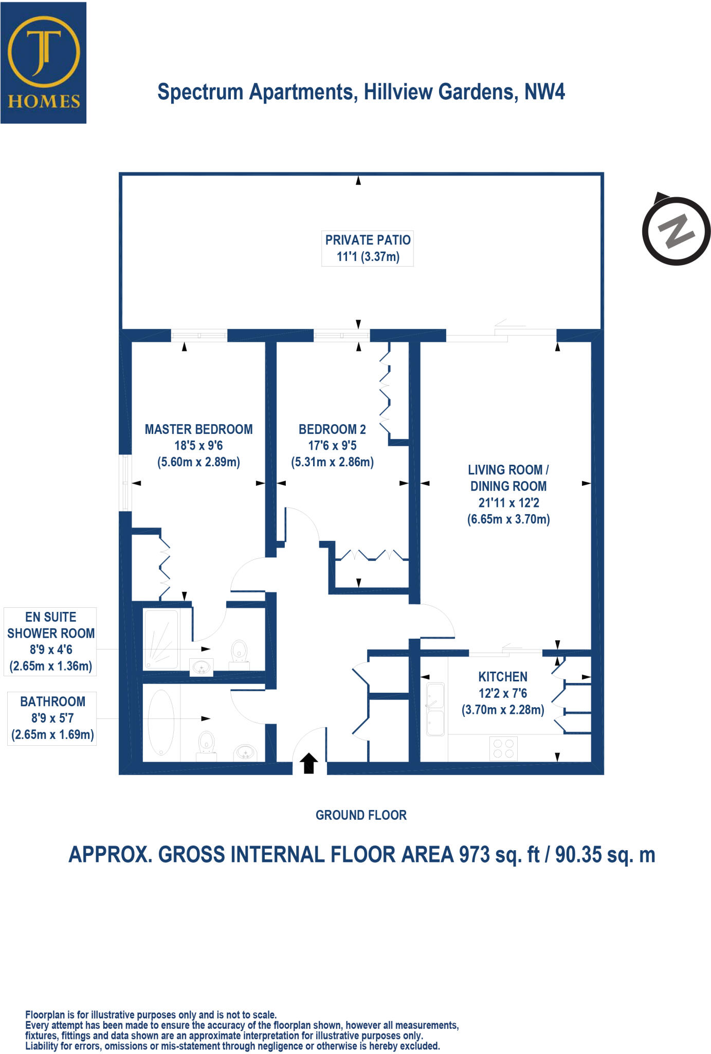 Hillview Gardens, London, NW4 floorplan