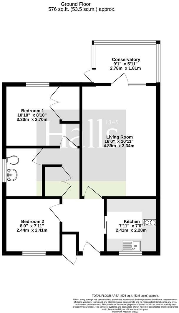 Oswestry Road, Ellesmere. floorplan