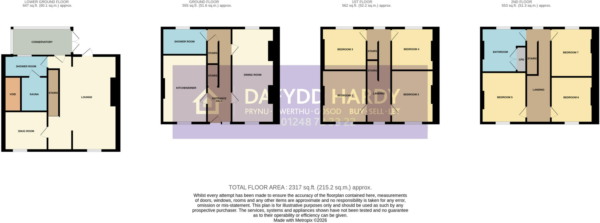 High Street, Llanberis, Caernarfon, Gwynedd, LL55 floorplan
