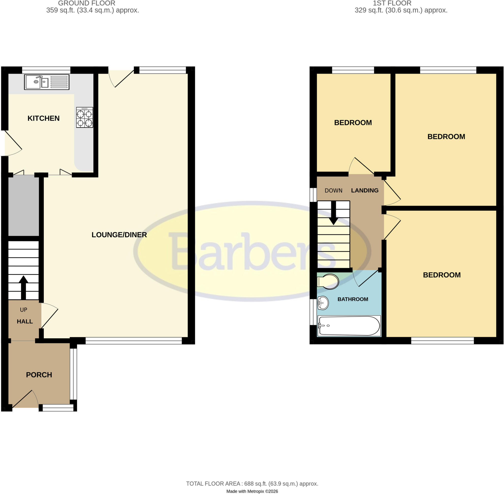 Arleston Lane, Arleston, Telford, TF1 2LT. floorplan