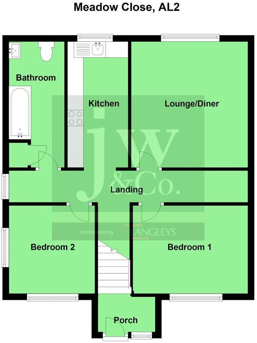 Meadow Close, London Colney, AL2 floorplan