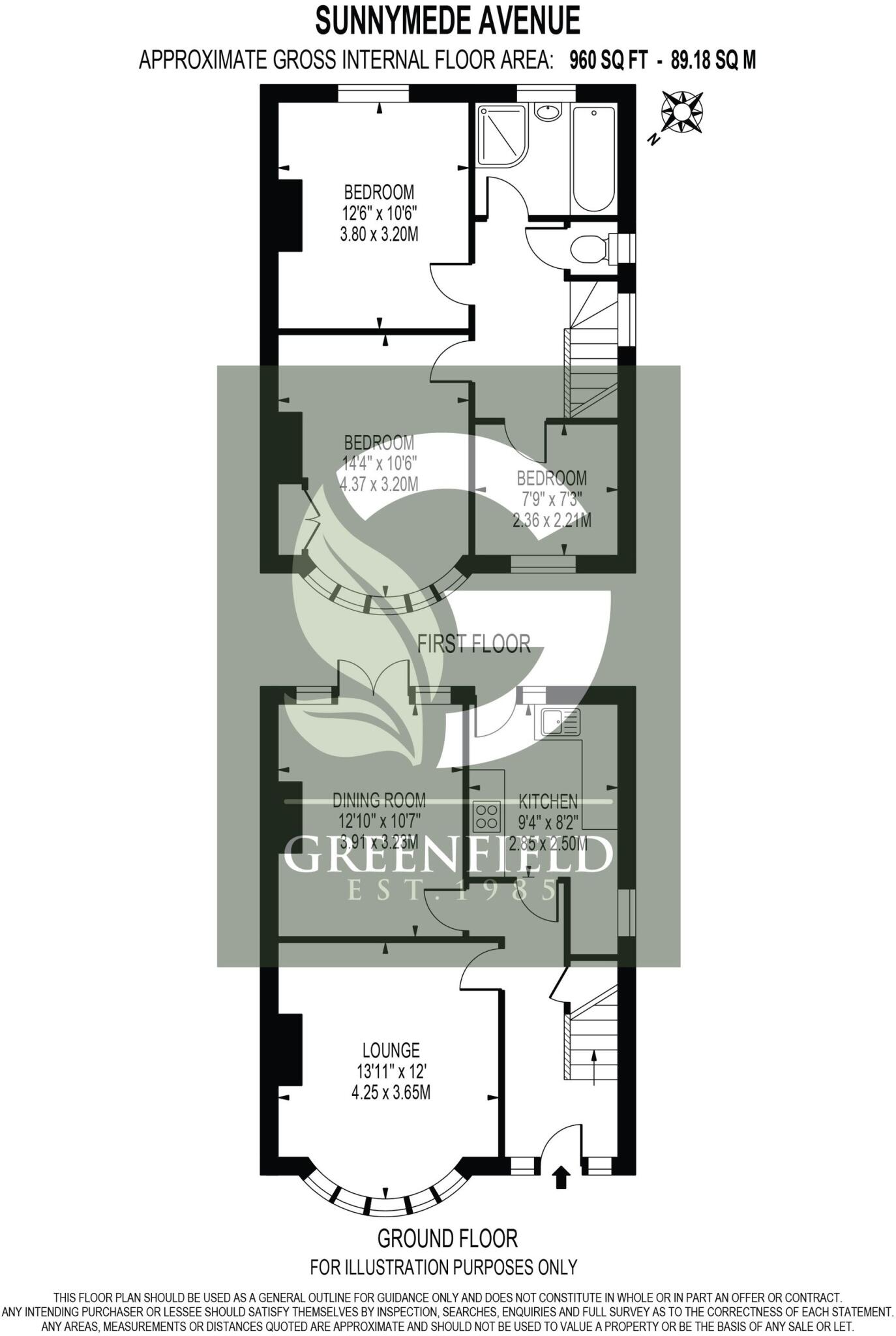 Sunnymede Avenue, Epsom, KT19 floorplan