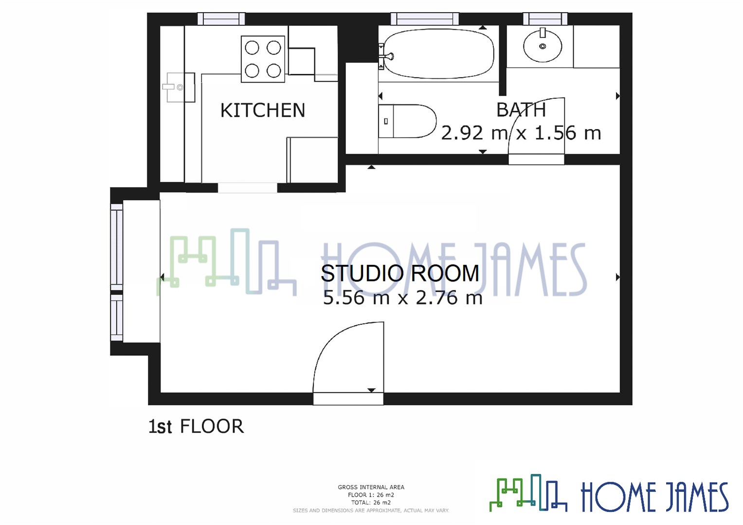Lake Drive, Peacehaven floorplan
