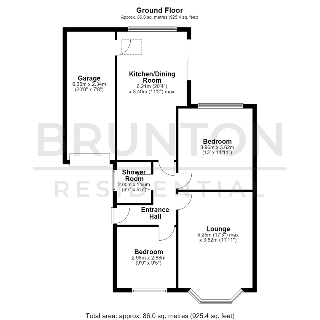 Blanchland Avenue, Wideopen, Newcastle upon Tyne, NE13 floorplan