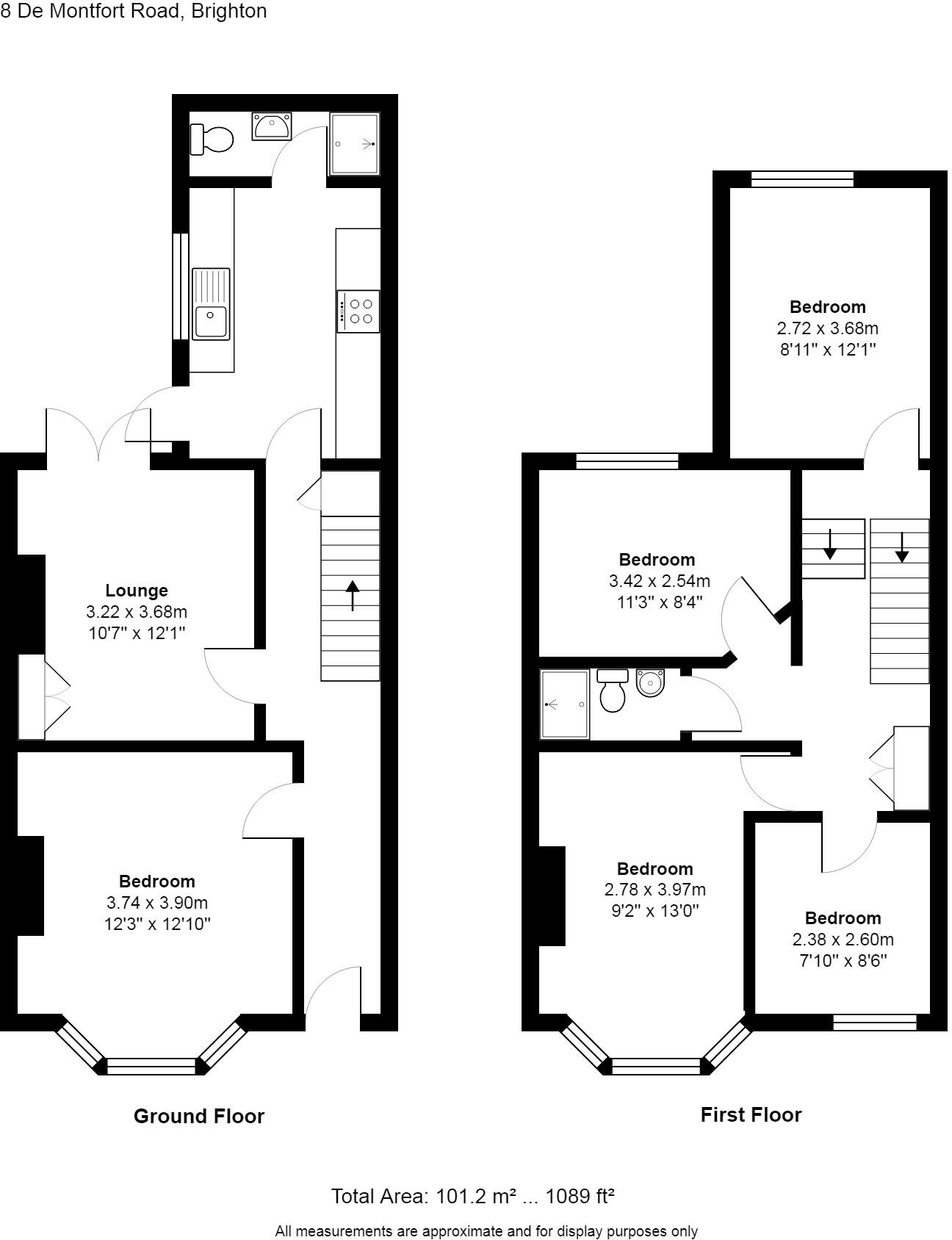 De Montfort Road, Brighton, East Sussex, BN2 floorplan