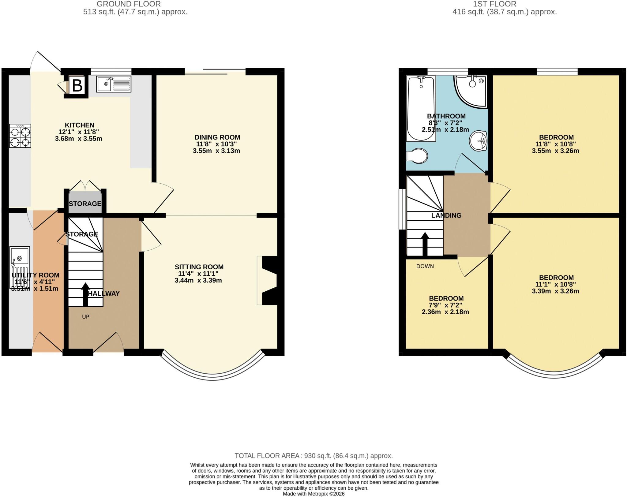 Moreland Avenue, Hereford floorplan