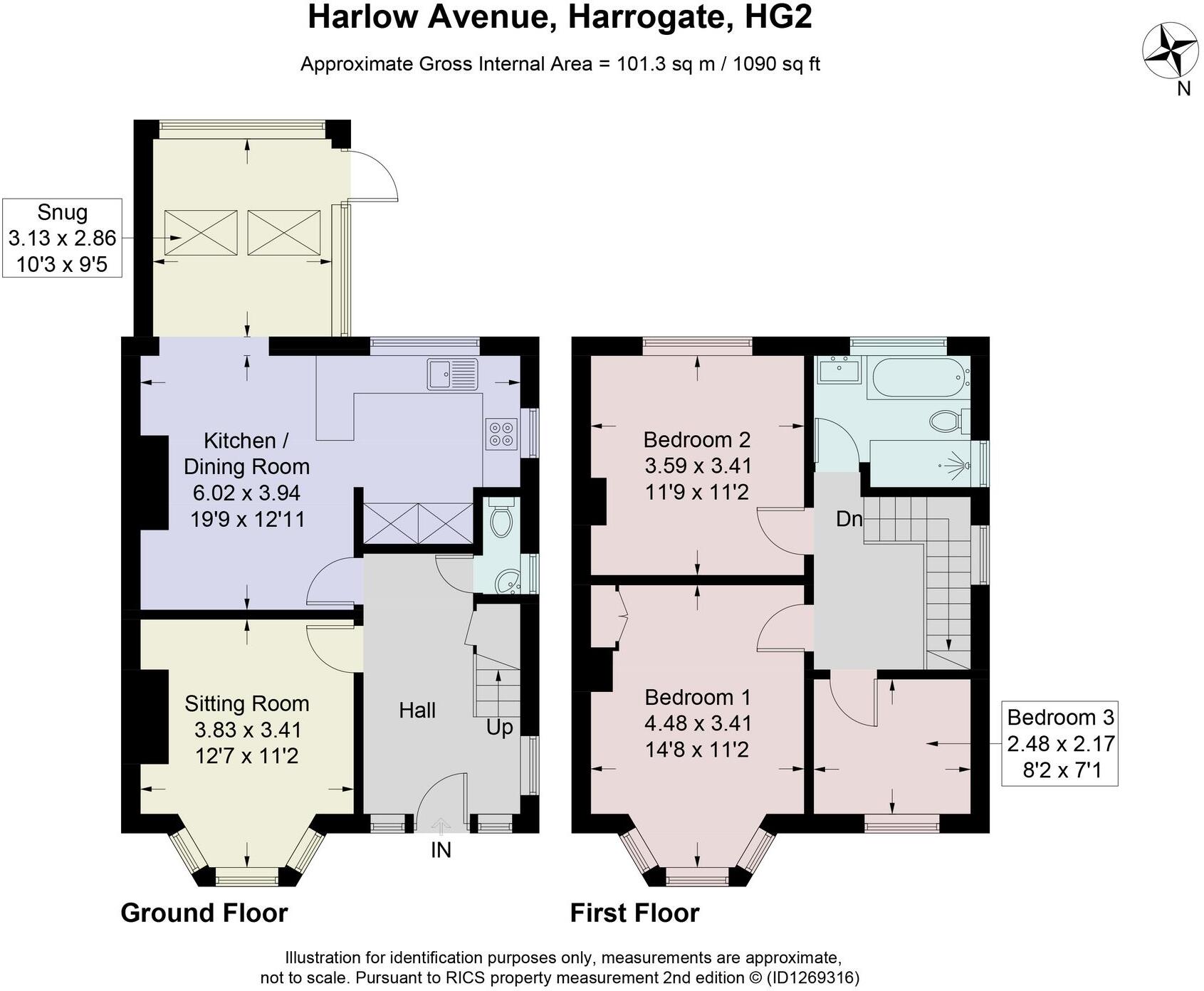 Harlow Avenue, Harrogate, HG2 floorplan