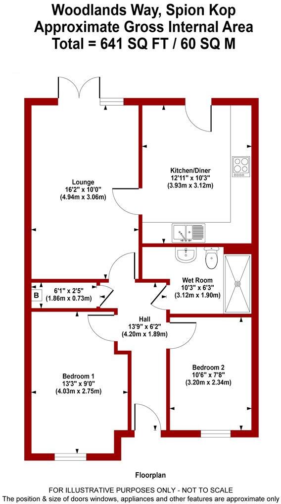 Woodlands Way, Spion Kop, Nr Warsop floorplan