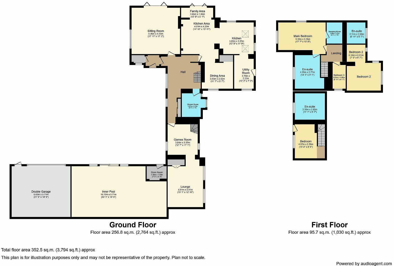 Ffordd Teilia, Gwaenysgor, Flintshire LL18 6EQ floorplan