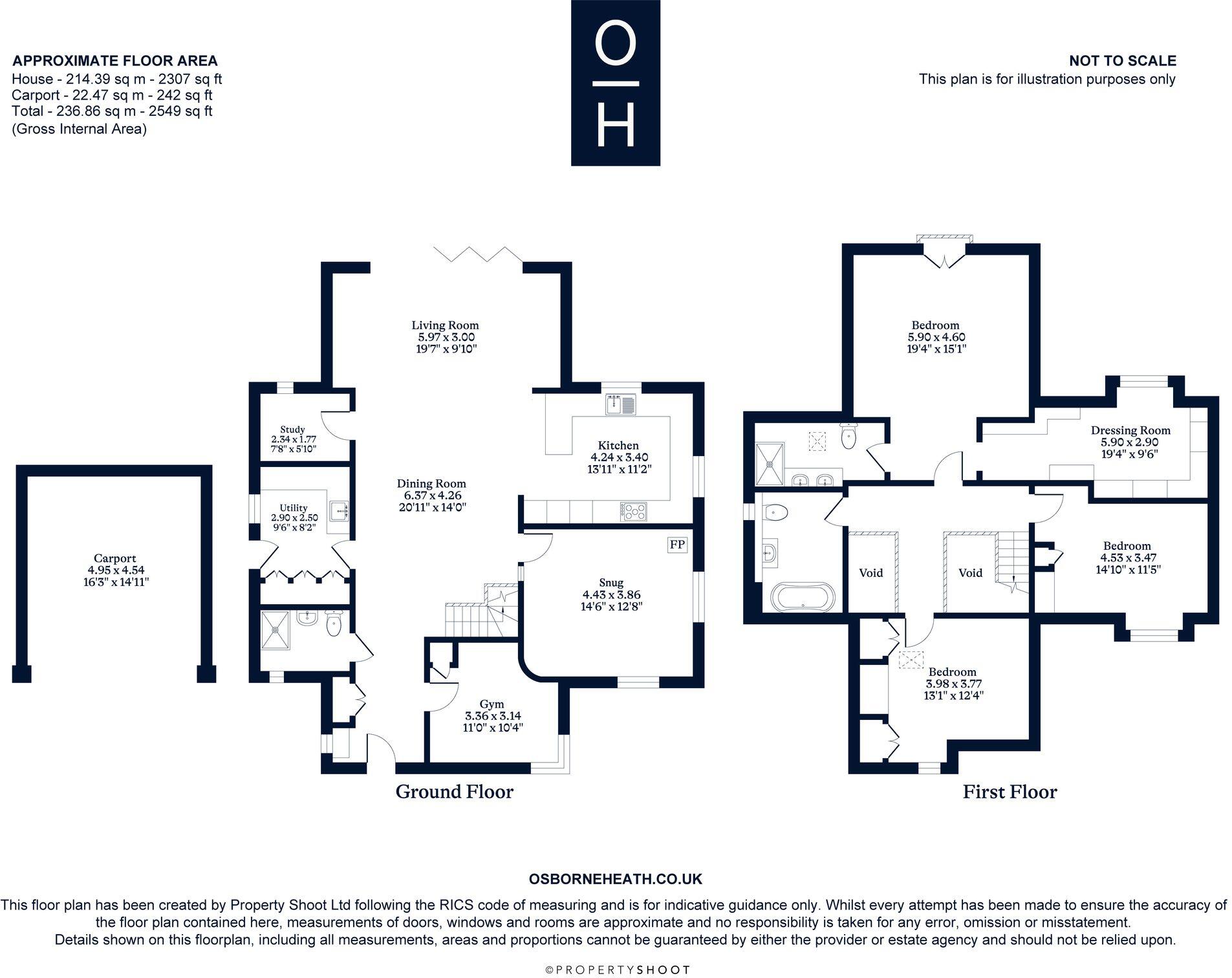 Handpost Farm, Maidens Green floorplan