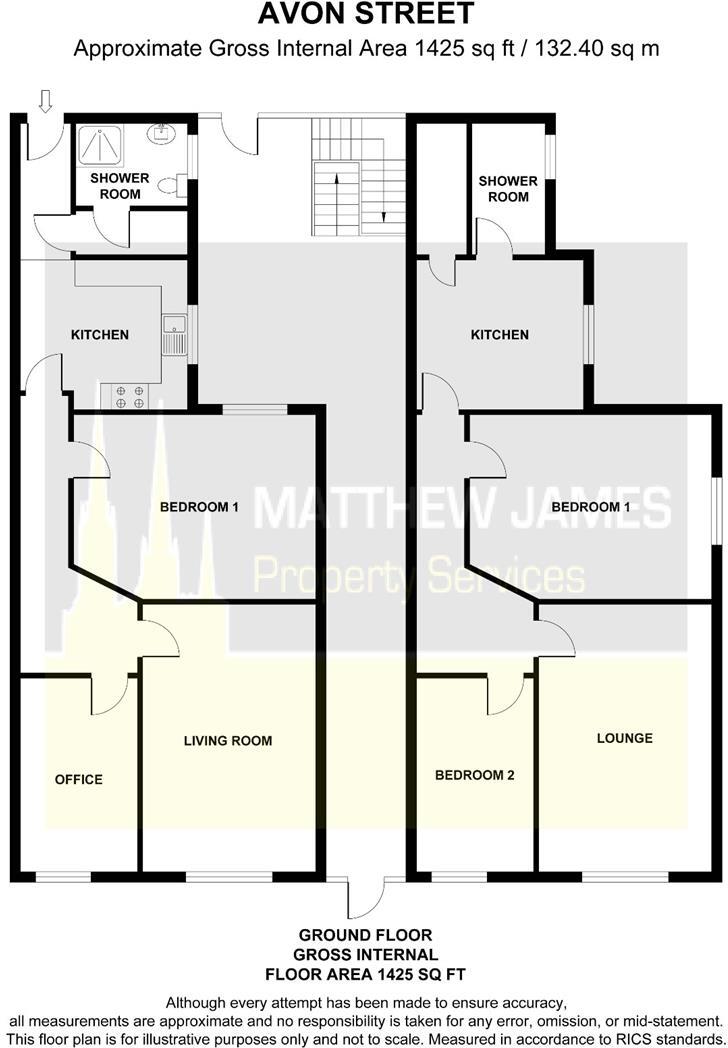 Avon Street, Coventry * FOUR TWO BEDROOM APARTMENTS * floorplan