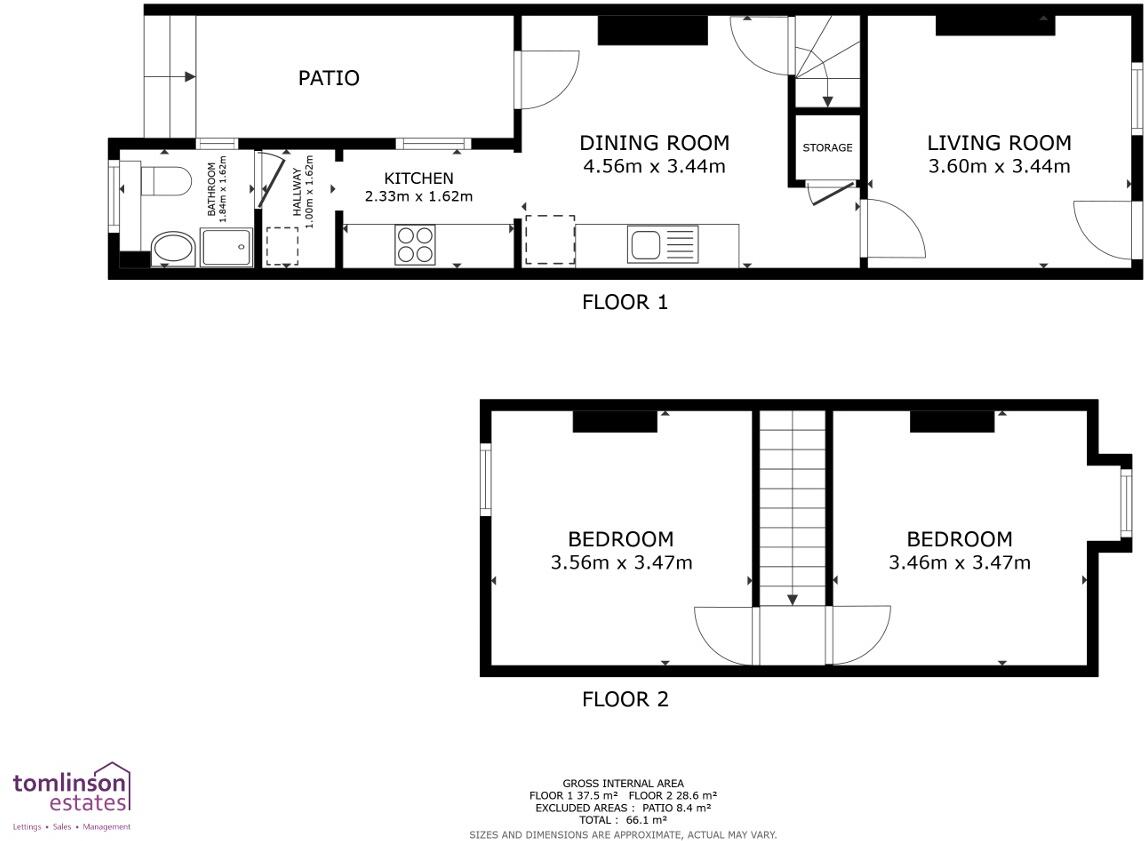 Allington Avenue, Nottingham, NG7 1JX floorplan