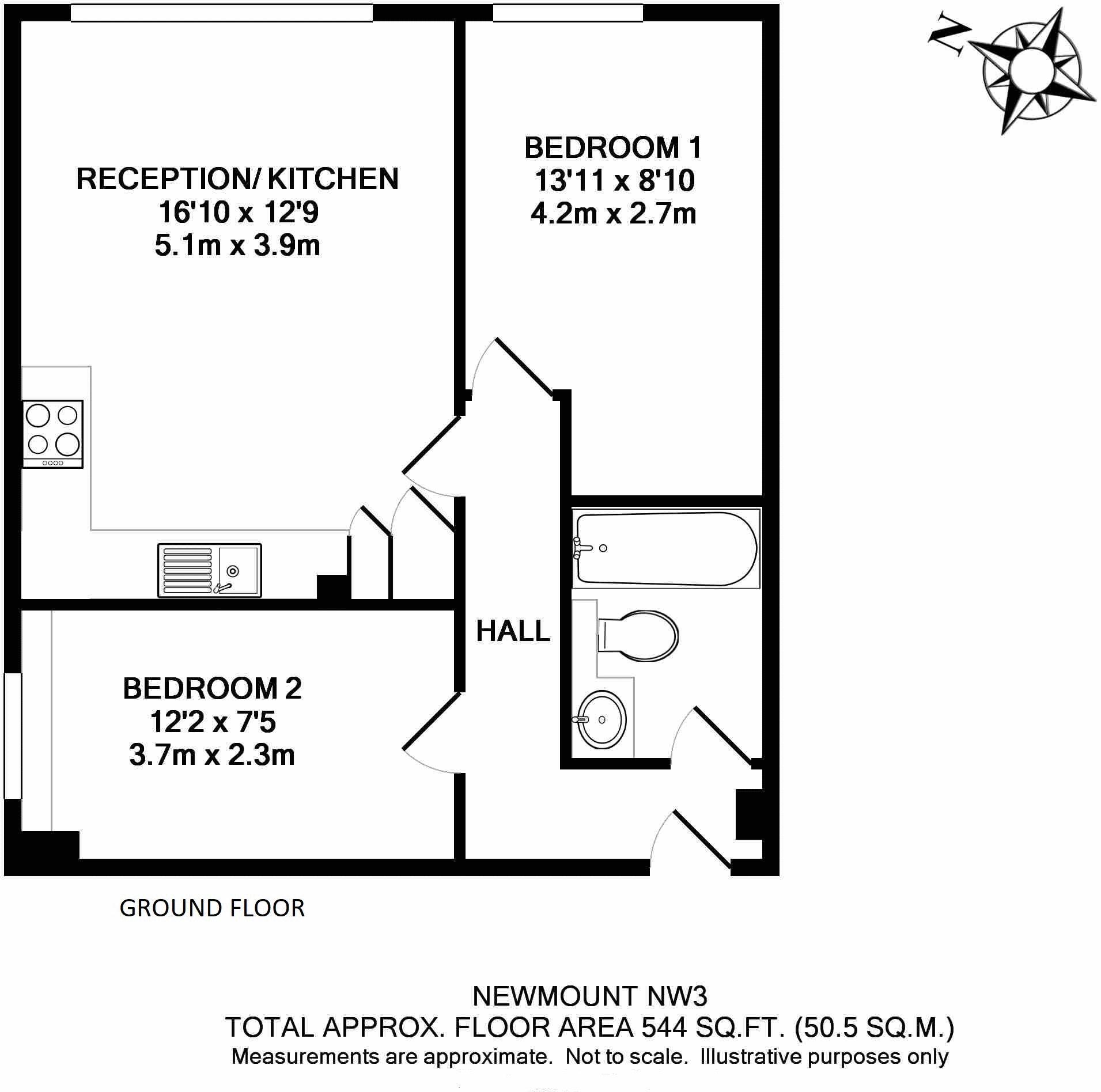 Newmount, Lyndhurst Terrace, Hampstead, NW3 floorplan
