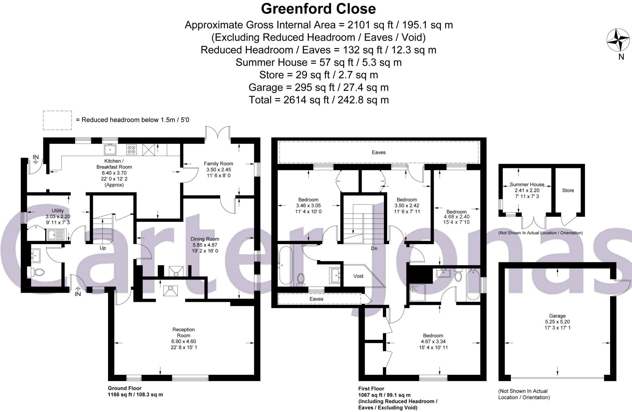 Greenford Close, Orwell, Royston, Herts, SG8 floorplan