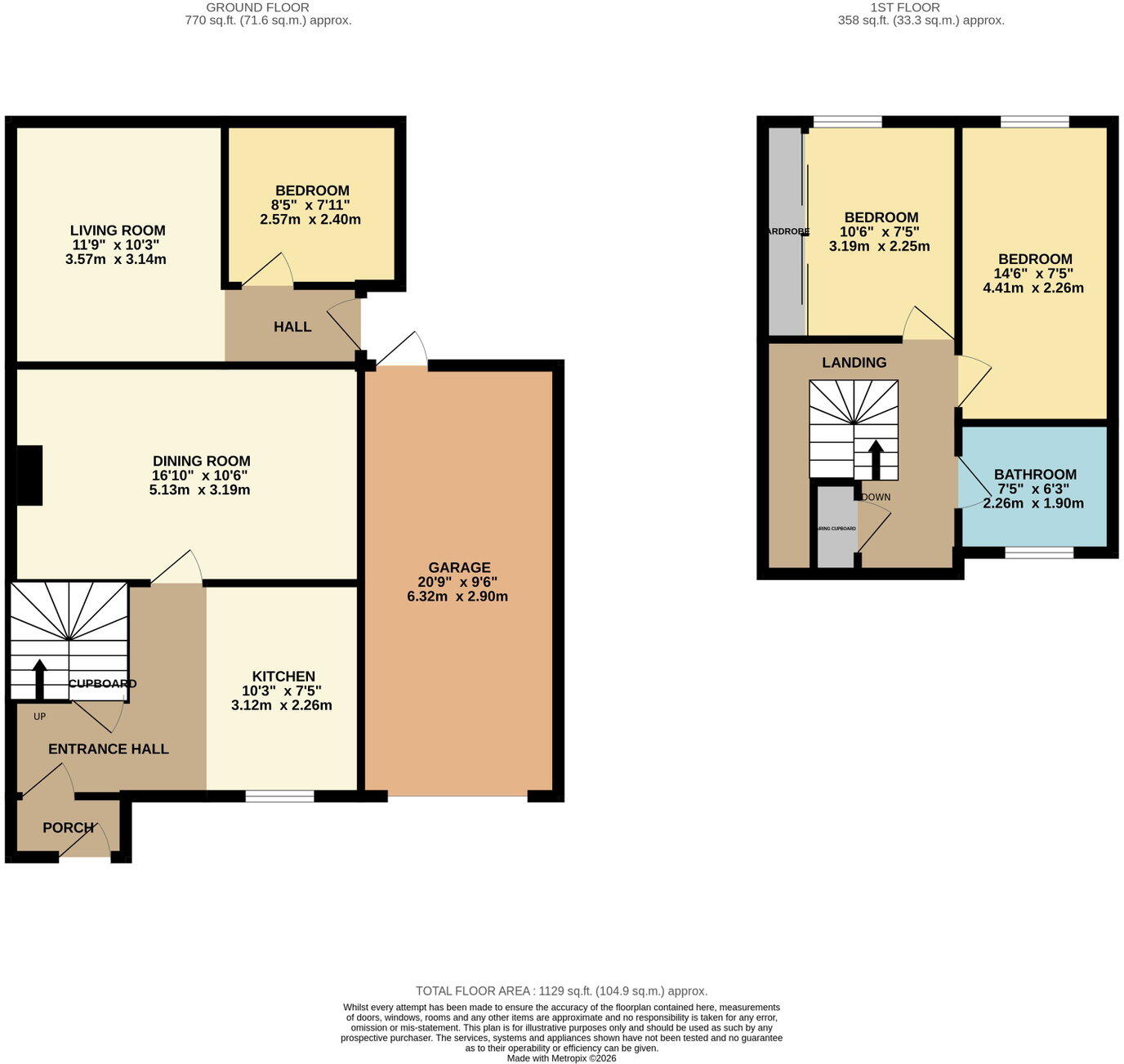 Flaxlands, Carleton Rode, Norwich, NR16 1AD floorplan