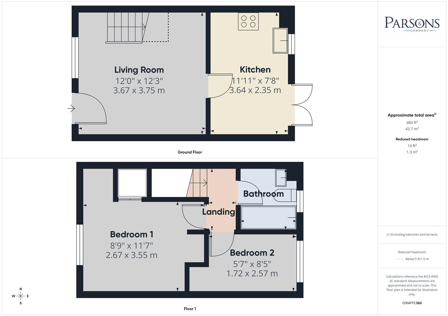 Redfern Close, Scarning floorplan