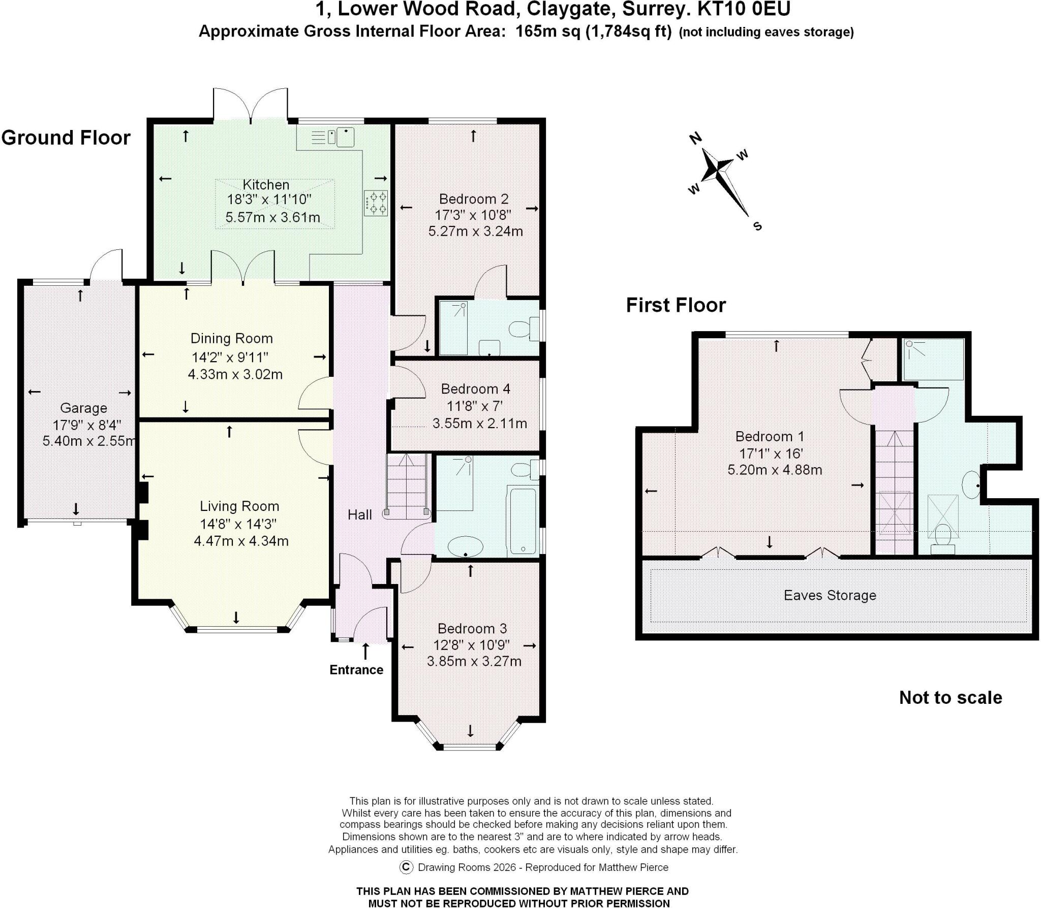 Lower Wood Road, Claygate floorplan