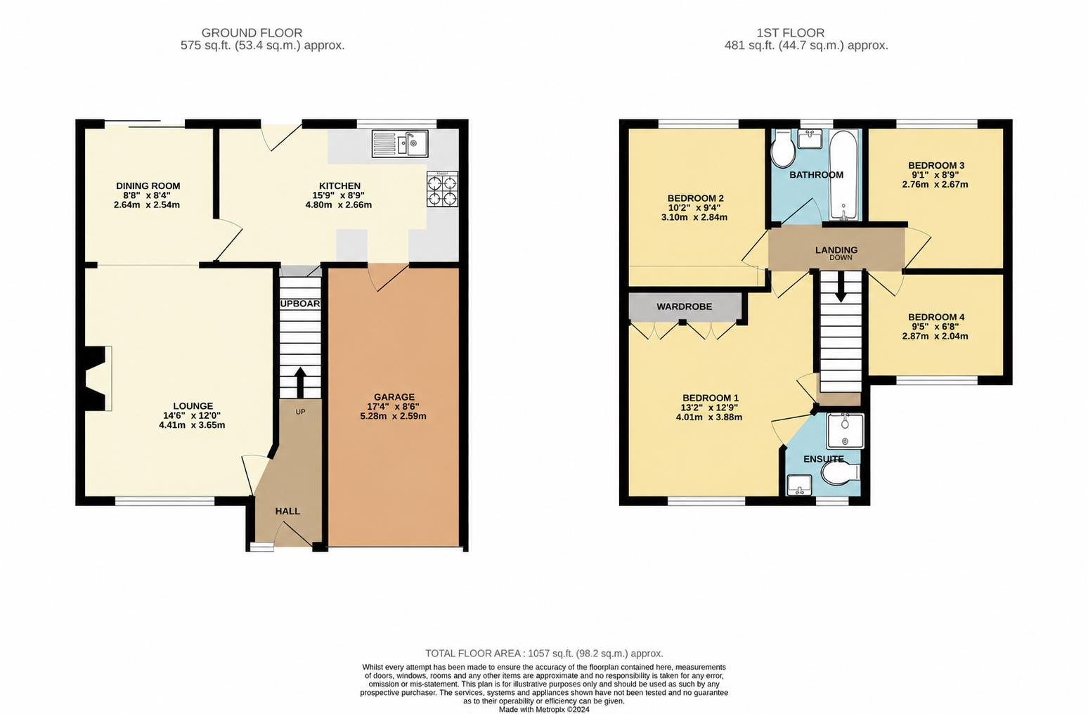 Charles Melrose Close, Mildenhall floorplan