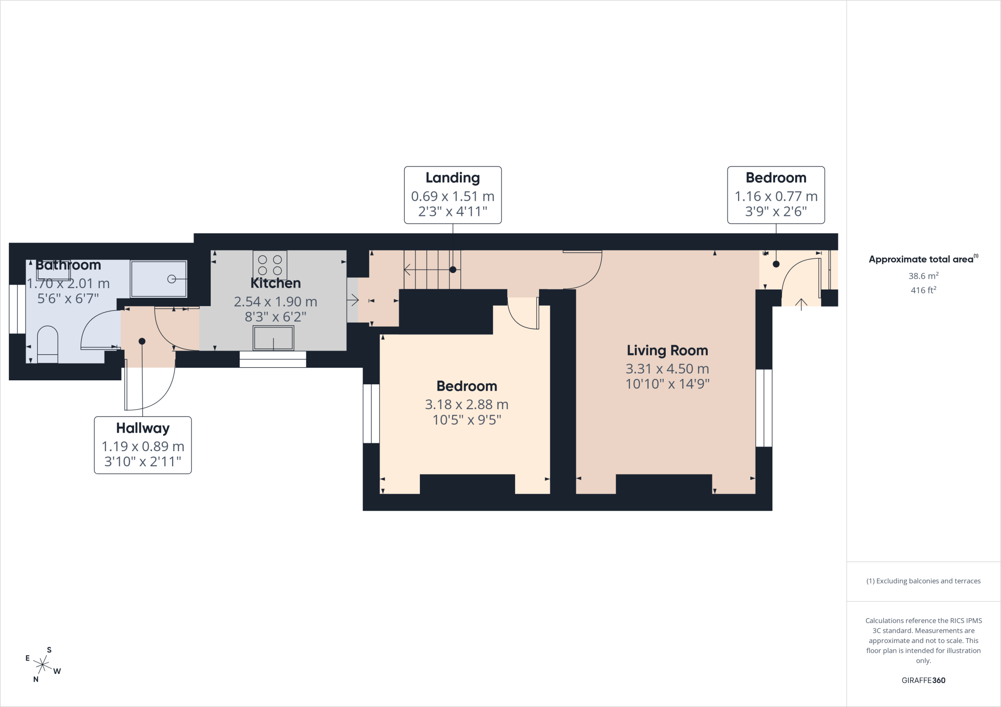 Copenhagen Place, London, E14 floorplan