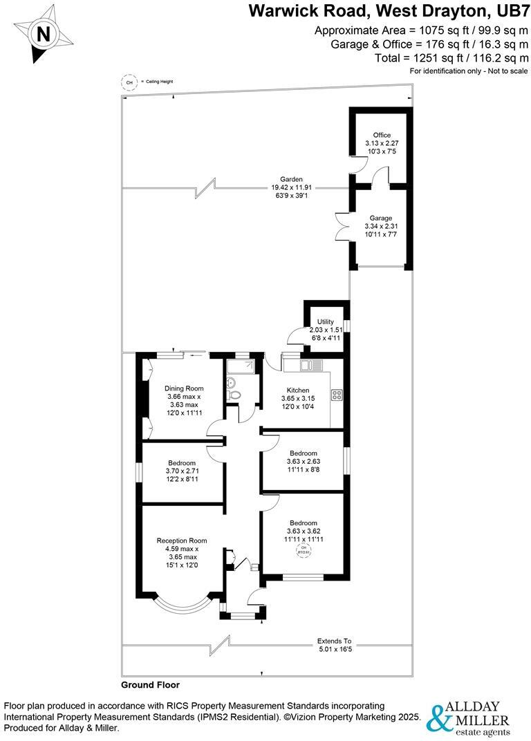 Warwick Road, West Drayton floorplan