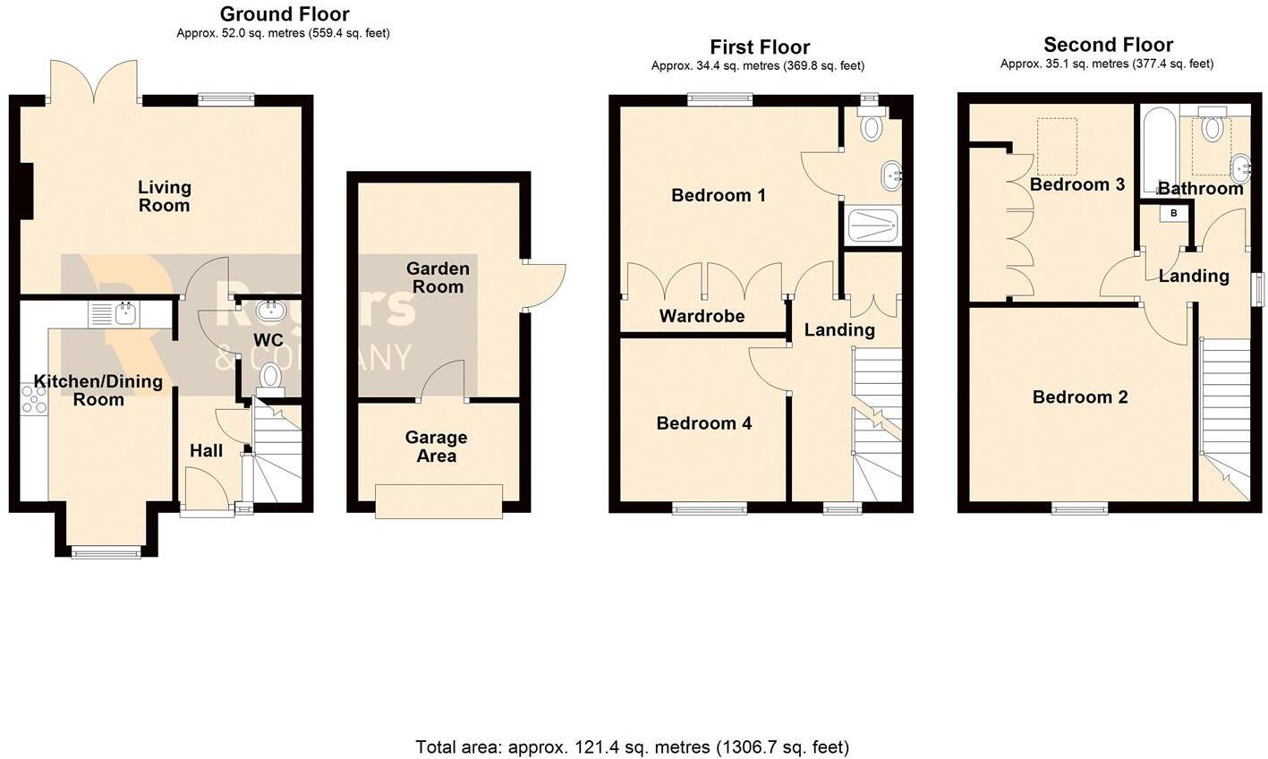 The Old Nurseries, Frome floorplan
