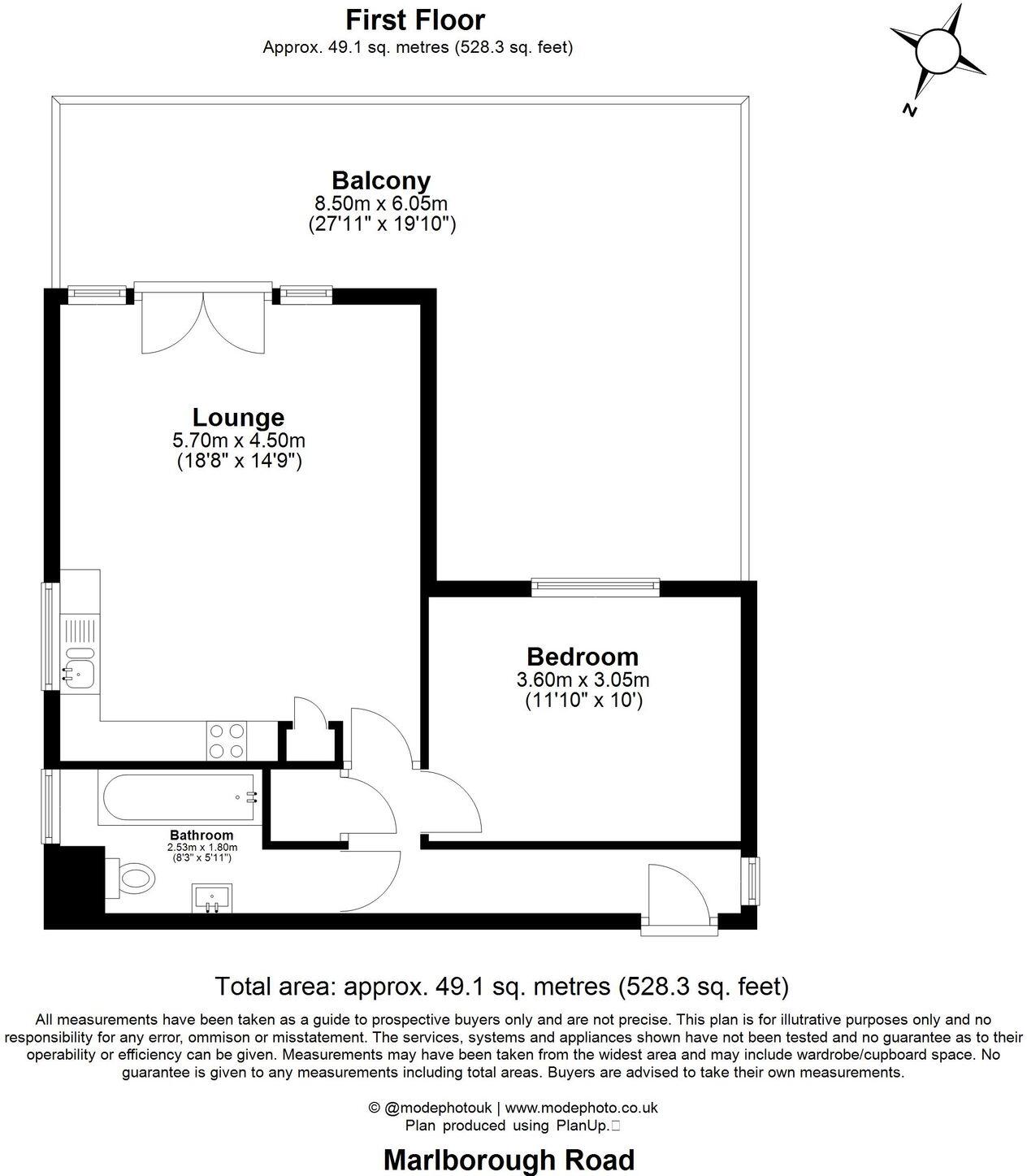 Marlborough Road, Romford, RM7 floorplan