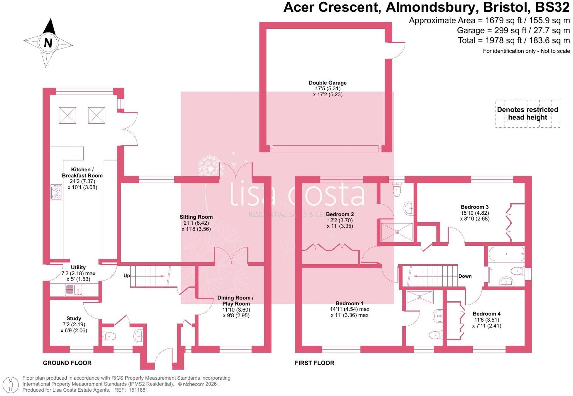 Acer Crescent, Almondsbury, BS32 floorplan