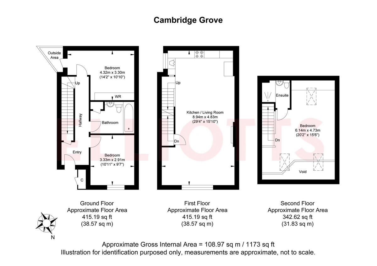Cambridge Grove, Hove floorplan