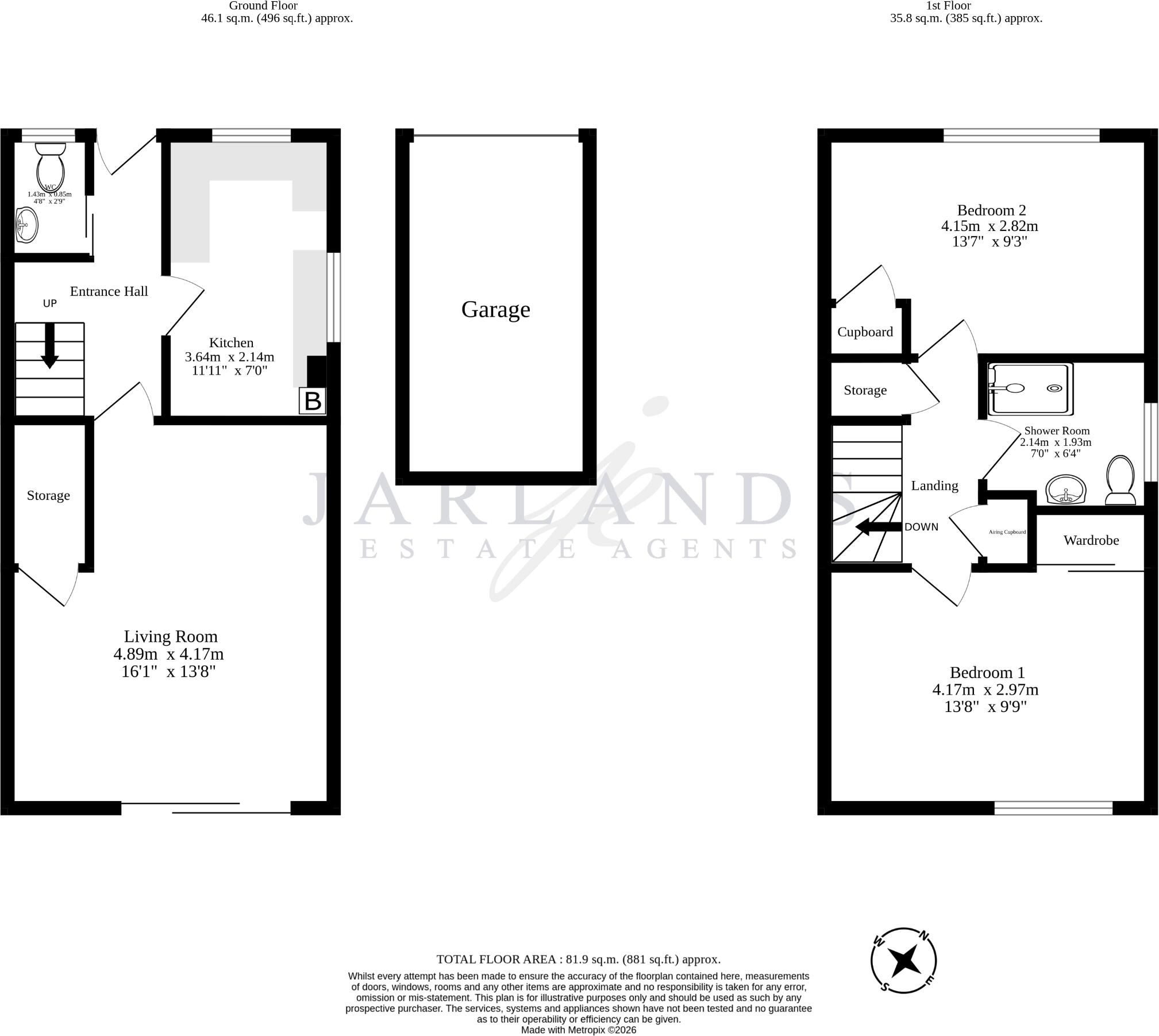 Powell Gardens, Newhaven floorplan
