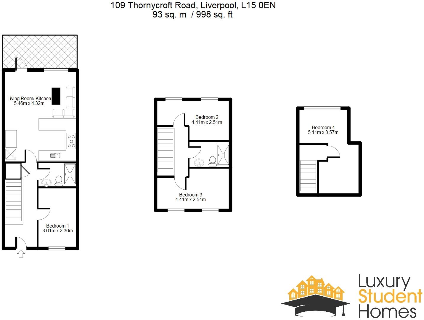 Thornycroft Road, Liverpool floorplan