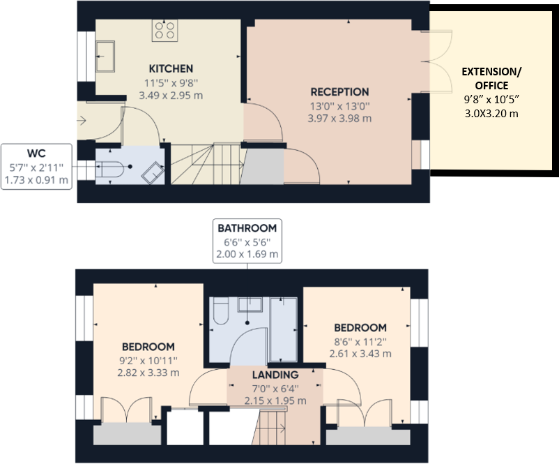 Pidwelt Rise, CF81 floorplan