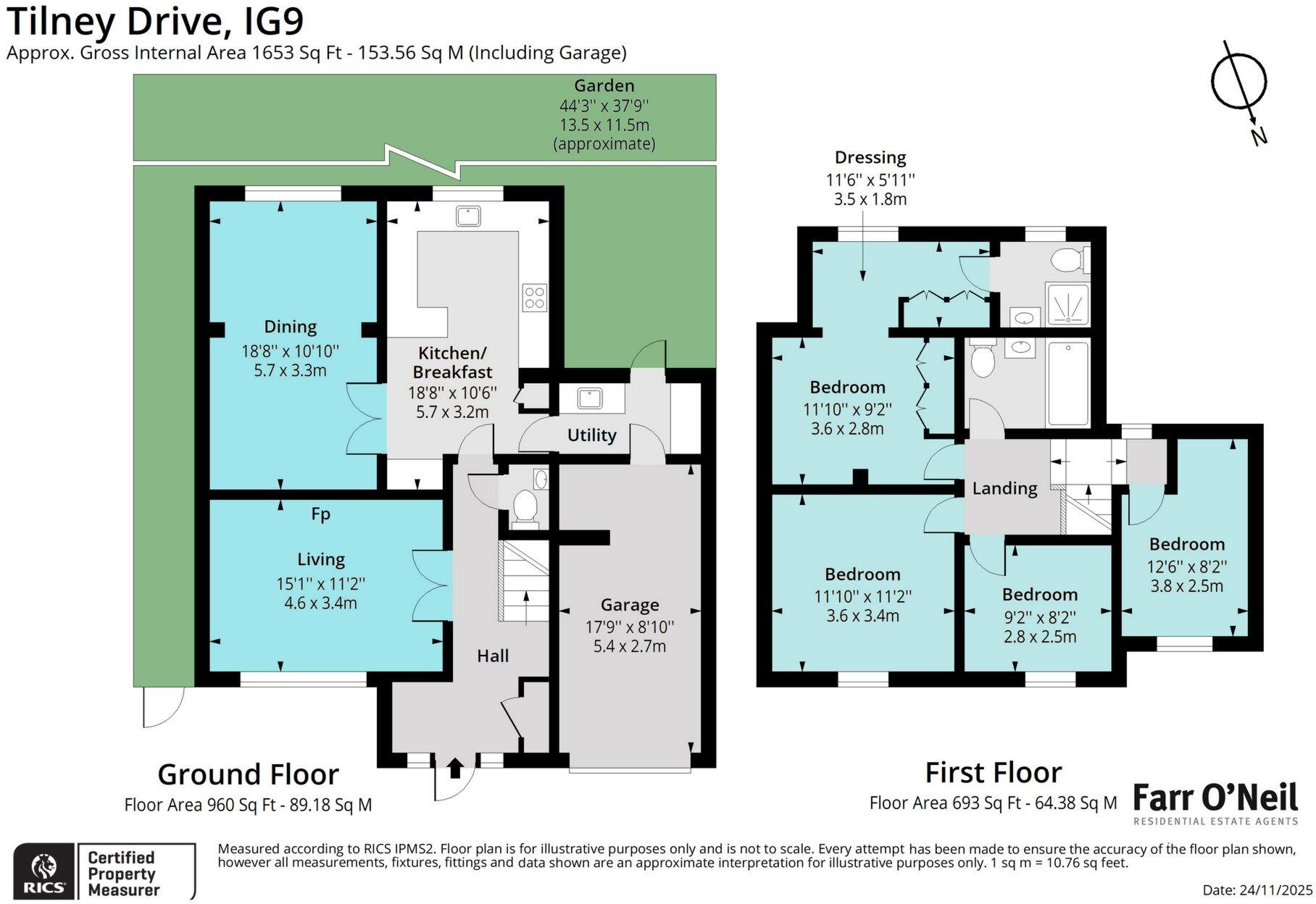 Tilney Drive, Buckhurst Hill, IG9 floorplan