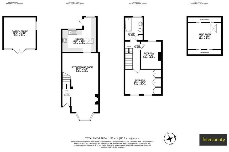 West Road, Sawbridgeworth, Hertfordshire, CM21 floorplan