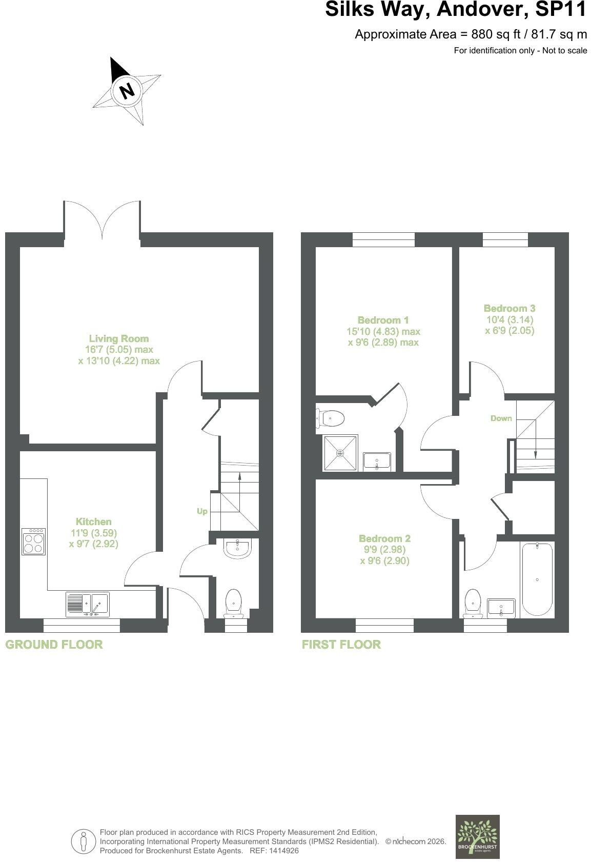Silks Way, Andover, SP11 6UU floorplan
