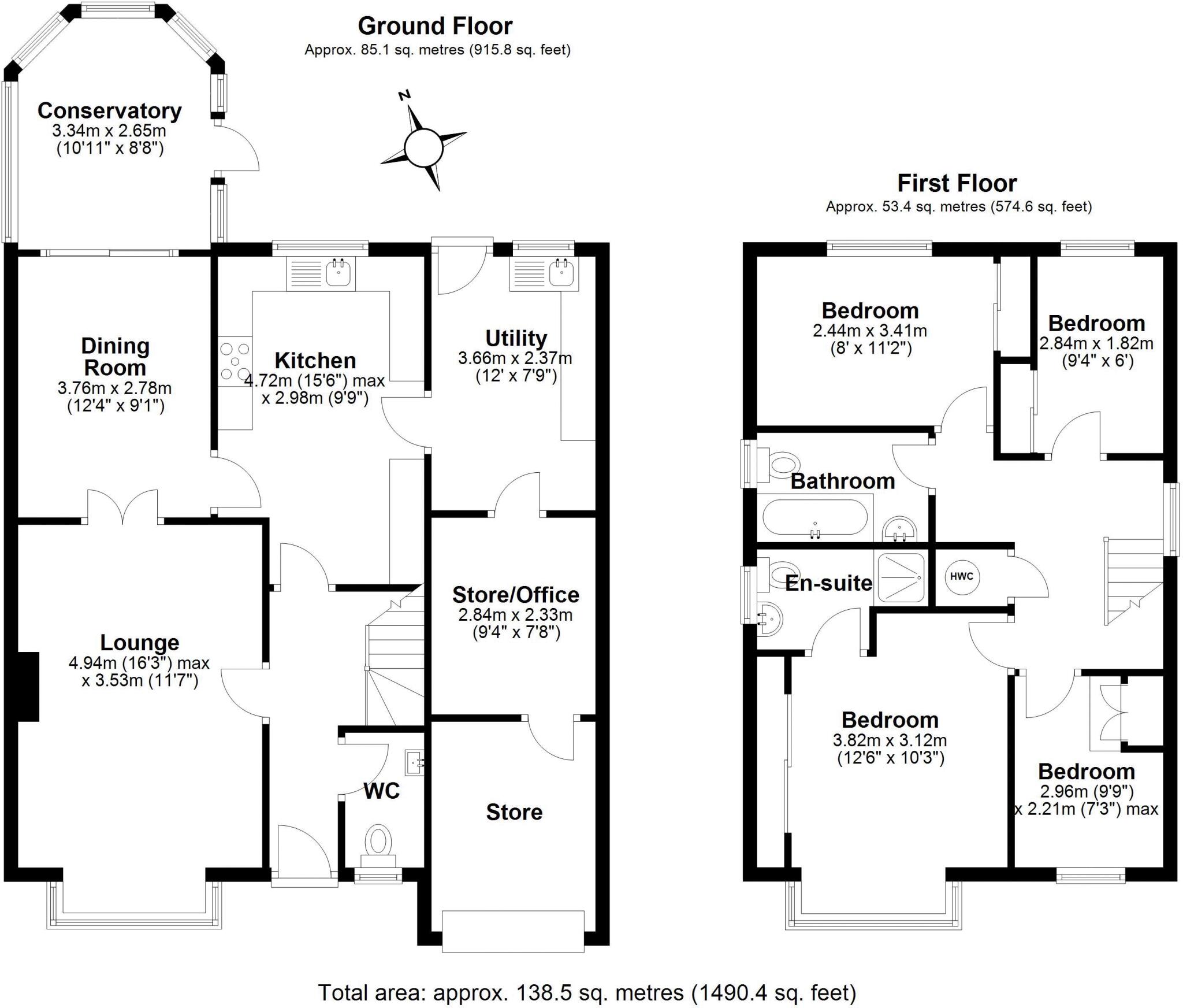 Barlow Close, Randlay floorplan