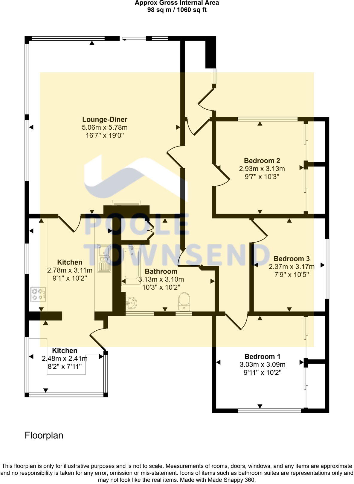 Saves Lane, Askam-in-furness, LA16 7DY floorplan