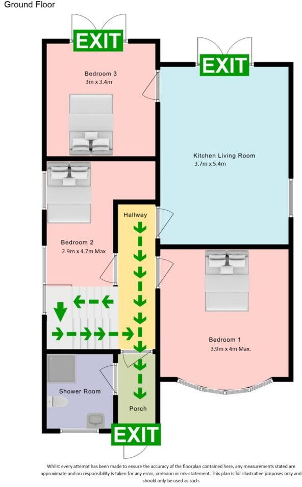Alan Road - Withington - £175 PPPW floorplan