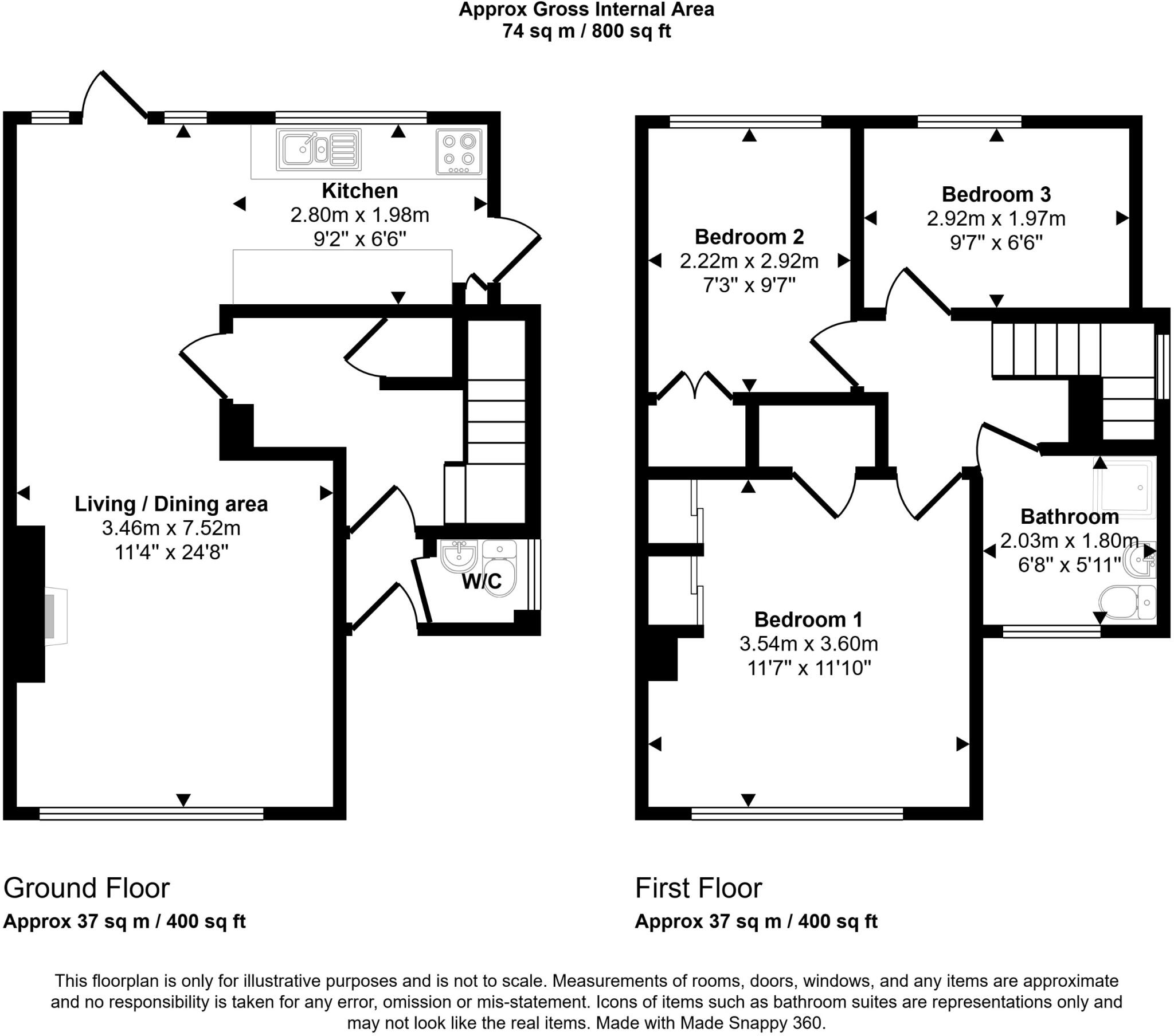 Dyffryn Avenue, Rhydyfelin, Pontypridd, CF37 floorplan
