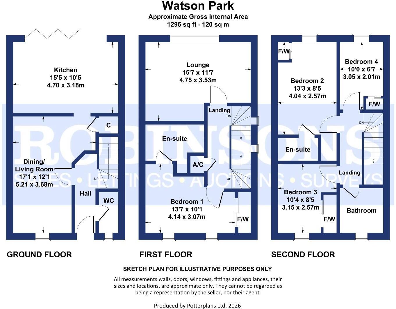 Watson Park, Spennymoor floorplan